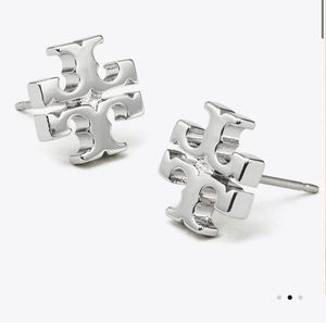 BRAND NEW - Silver Tory Burch Studs